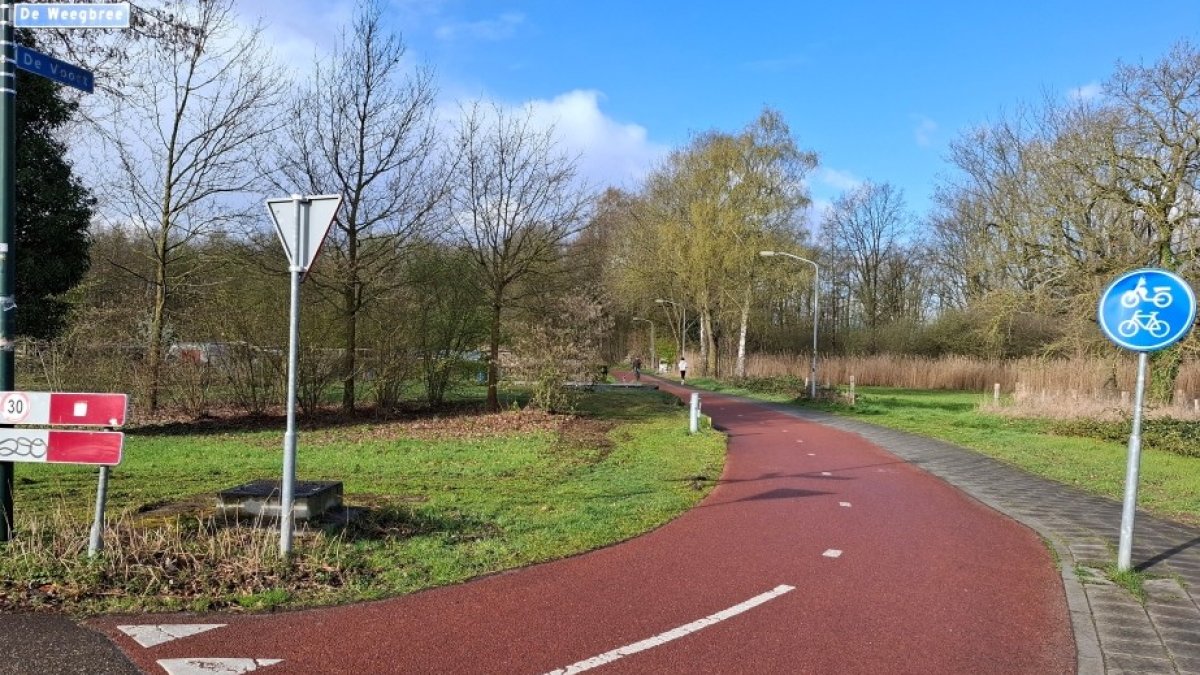 Rioleringswerkzaamheden aan en bij fietspad De Voort